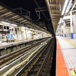 Interior of railroad station