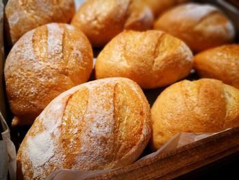 Close-up of bread in basket