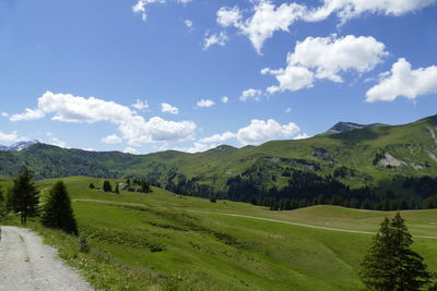 Scenic view of landscape against sky