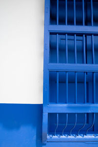 Close-up of window on building