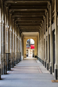 Corridor of building