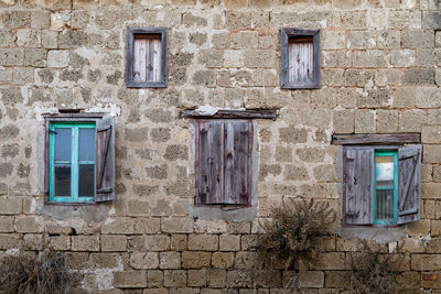 Window of building