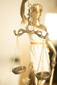 Close-up of lady justice