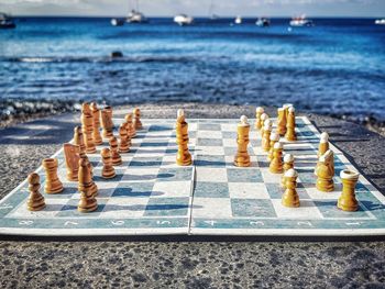 Chess by the sea
