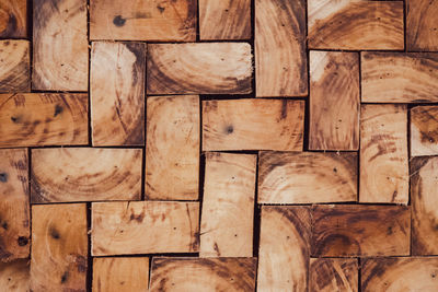 Full frame shot of wooden floor