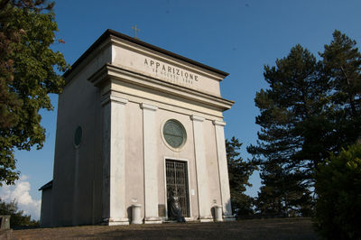 Low angle view of historical building against sky