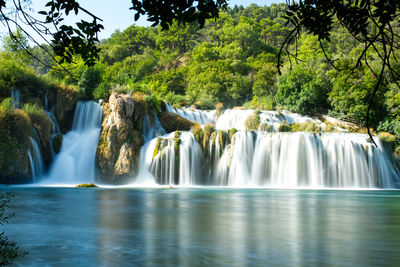 Skradinski buk in morgensonne