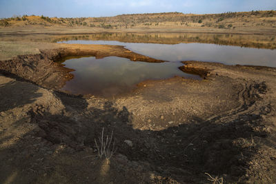 Scenic view of lake