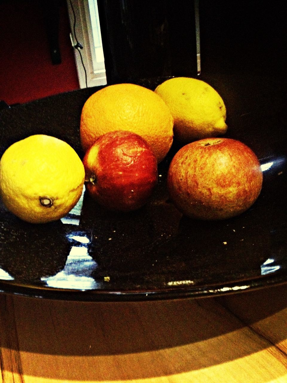 food and drink, food, indoors, freshness, healthy eating, still life, fruit, table, close-up, yellow, high angle view, plate, no people, lemon, bowl, orange - fruit, egg, preparation, ready-to-eat, citrus fruit