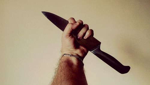 Close-up of cropped hand