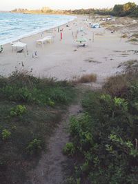 Scenic view of beach
