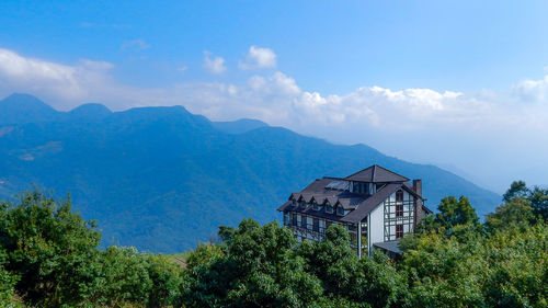 A building on hillside