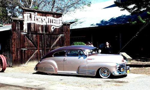 Cars parked in parking lot