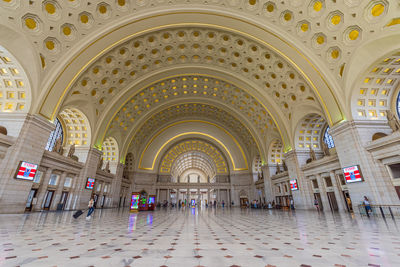 Interior of building