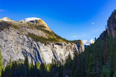 Scenic view of mountains against clear sky