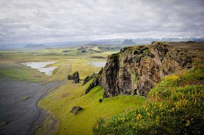 Scenic view of landscape against sky