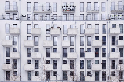 Full frame shot of residential building