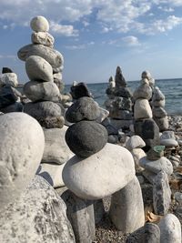 Close-up of rocks meditation 