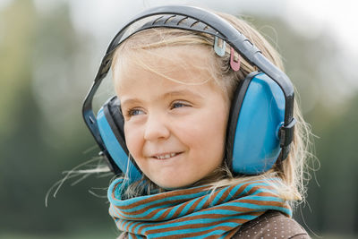 Portrait of smiling girl