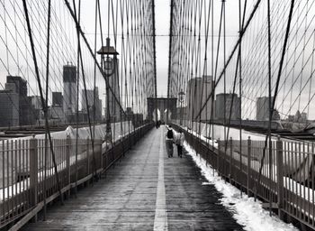 View of bridge in city