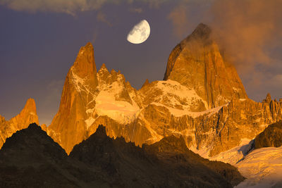 A beautiful morning of mount fitz roy