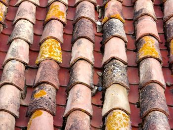 Close up of roof