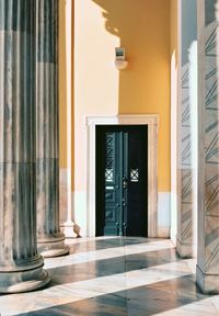 Entrance of building