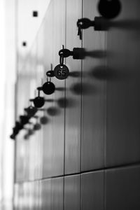 Close-up of hanging lights