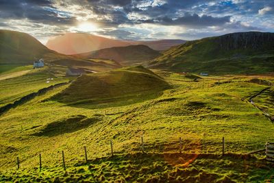 Scenic view of landscape against sky