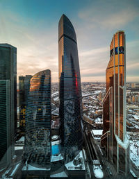 Skyscrapers in city
