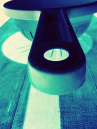 Close-up of electric lamp