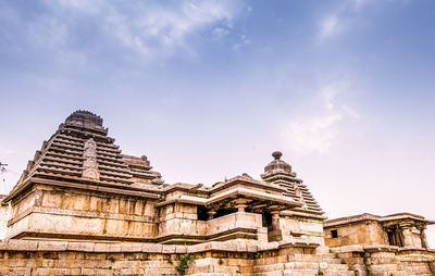 Low angle view of a temple