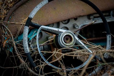 Close-up of rusty metal