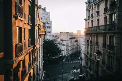 View of city buildings