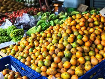 Fruits for sale at market stall