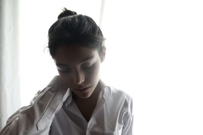 Portrait of young man