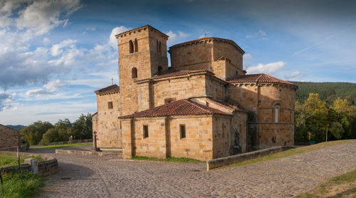 Historic temple against sky