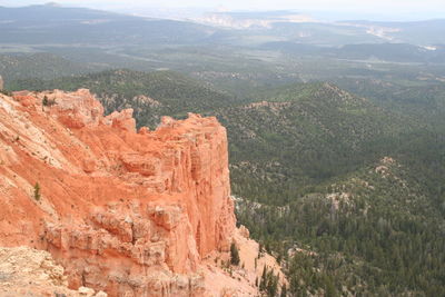 Aerial view of a mountain