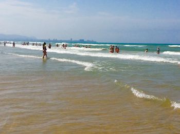 People on beach