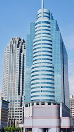 Modern architectural buildings in exchange place, jersey city financial district. wall street west. 