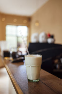 Close-up of drink on table