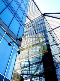 Low angle view of modern building