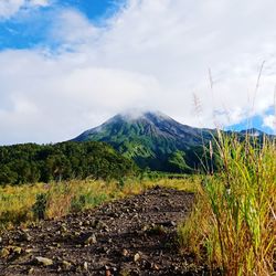 Scenic view of landscape against sky