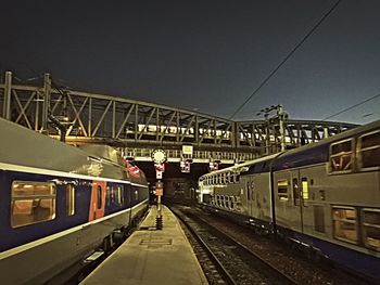 Railroad station platform