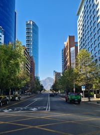 View of city street