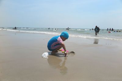 People on beach