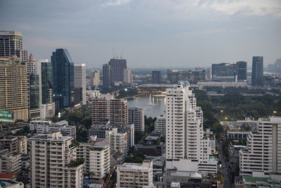 Buildings in city