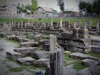 View of old ruin building