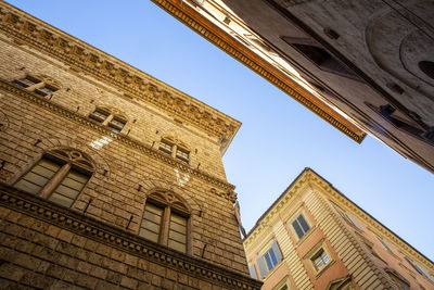 Low angle view of historical building against sky