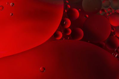 Full frame shot of red balloons
